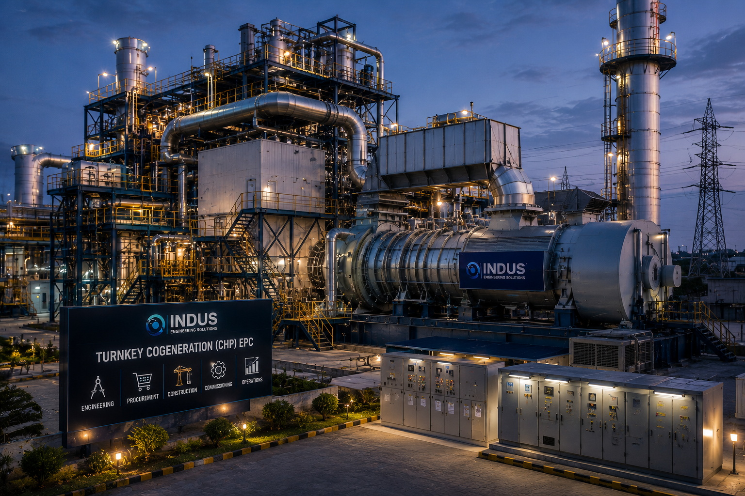 Turnkey Cogeneration CHP EPC
